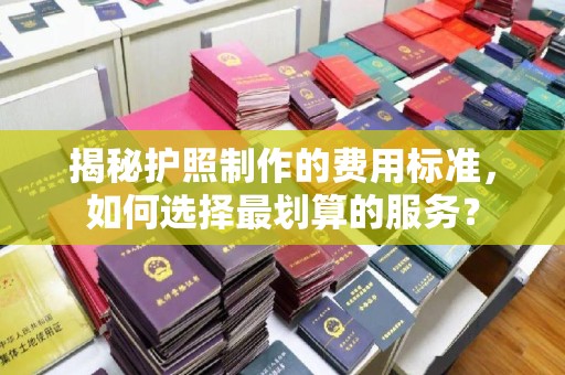 南通揭秘护照制作的费用标准，如何选择最划算的服务？